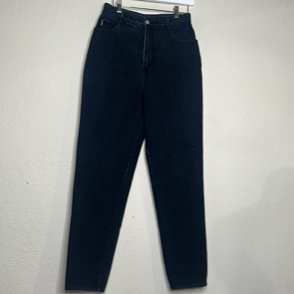 VTG 80s Bongo Jeans Ultra High Waist Straight Leg Black Sz 13 (28) 90s  USA Made - Picture 7 of 15